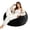 4FT Black, variant on Timbernest Accent Chair with Ottoman, 47" Oversized Chaise Lounge Chair, Modern Corduroy Upholstered Armchair for Living Room, Dorm, Small Space, Beige