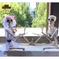 thumbnail image 2 of 16 inch Posable Life Size Human Adult Skeletons Plastic Human Bones with Movable Joints for Halloween Decoration, 2 of 4
