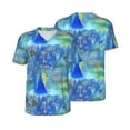 thumbnail image 3 of Daiia Peacock Mens Baseball Jersey Button Down Shirts Short Sleeve Sports Uniforms-Small, 3 of 9