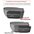 thumbnail image 4 of Armrest Storage Box Arm Rest Rotatable Black for Nissan Versa Tiida Latio 2007-2011, 4 of 11
