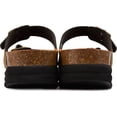 thumbnail image 3 of V.Gan Vegan Plum Footbed Sandals, 3 of 4