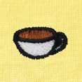 thumbnail image 2 of Dalix Lil Coffee Embroidered Cotton Tee Lightweight Jersey Mens in Yellow 4XL XXXX-Large, 2 of 5