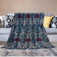 thumbnail image 6 of Vintage Plant Throw Blanket William Morris Art Flower Classic Print Blanket for Sofa Bed Couch Chair Or Dorm 50"x60", 6 of 16