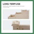 thumbnail image 3 of FDW 3-Tier Garden Raise Bed Elevated Garden Bed,Greenhouse Patio Yard Gardening Bed, 3 of 7