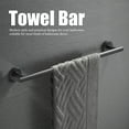 thumbnail image 4 of LYUMO Stainless Steel Towel Bar Wall Mounted Single Towel Rack Hanger Bathroom Accessory,Towel Bar,Towel Rack, 4 of 8