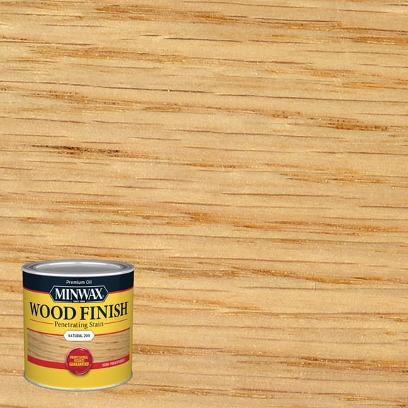 Minwax Wood Finish, Natural, 1/2 Pint