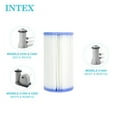 thumbnail image 4 of Intex Type A Swimming Pool Replacement Filter Cartridge, 1 Pack, 4 of 12