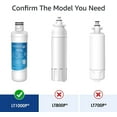 thumbnail image 5 of Waterdrop LT1000PC ADQ747935 Refrigerator Water Filter and Air Filter, Replacement for LG LT1000P,3 filter, 5 of 10