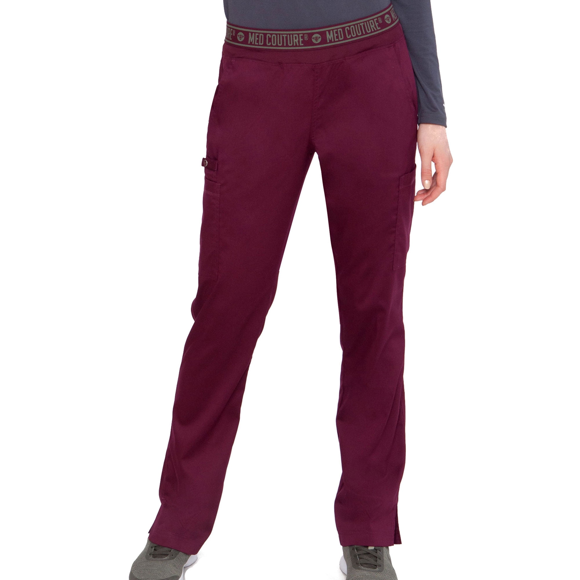 Med Couture Touch Women's Yoga 2 Cargo Pocket Scrub Pant