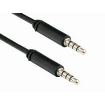 Cable Leader 6ft 3.5mm TRRS Male to Male Audio & Microphone TRRS Cable, Black