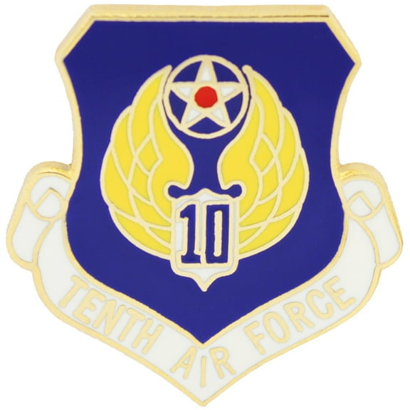 UNITED STATES AIR FORCE TENTH BATTALION PIN - USA American Patriotic Original Artwork, Expertly Designed PIN - 1"