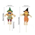 thumbnail image 3 of Small Scarecrow Halloween Decoration, Fall Standing Harvest Figure, Spooky Garden Yard Porch Decor, Thanksgiving Home Display Prop, 3 of 6