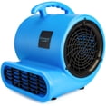 thumbnail image 1 of blessny Ventilador secador de alfombras con certificación ETL de 1/2 HP, soplador de aire de 2200 CFM para secado en el hogar, ventilador de piso portátil con cable de 15 pies de largo con función de, 1 of 5