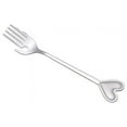 thumbnail image 6 of Stainless Steel Heart Shaped Fork Long Handle Sugar Spoon Tea Coffee Dessert Cutlery Teaspoon Valentine's Day Gift, 6 of 8