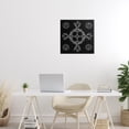 thumbnail image 3 of Stupell Industries Eclectic Circular Symmetry Elementals Canvas Art, 17 x 17, by El Perkin, 3 of 8