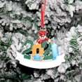 thumbnail image 1 of Resina De Navidad Navidad Familia Diy Bendiciones Escritas A Mano Colgantes De Muñeco De Nieve Regalo Para Amigo O Familia Scienceny HA040823-28, 1 of 6