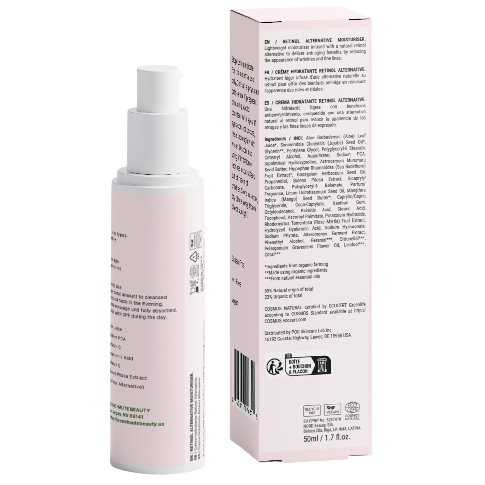Bidens Pilosa Anti-Aging Retinol Moisturizer 50 ml / 1.7 fl oz Bidens Pilosa Anti-Aging Retinol Moisturizer
