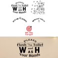 thumbnail image 1 of Funny Toilet Stickers Bathroom Quotes Sticker Toilet Seat Wall Tile Frame Decal, 1 of 6
