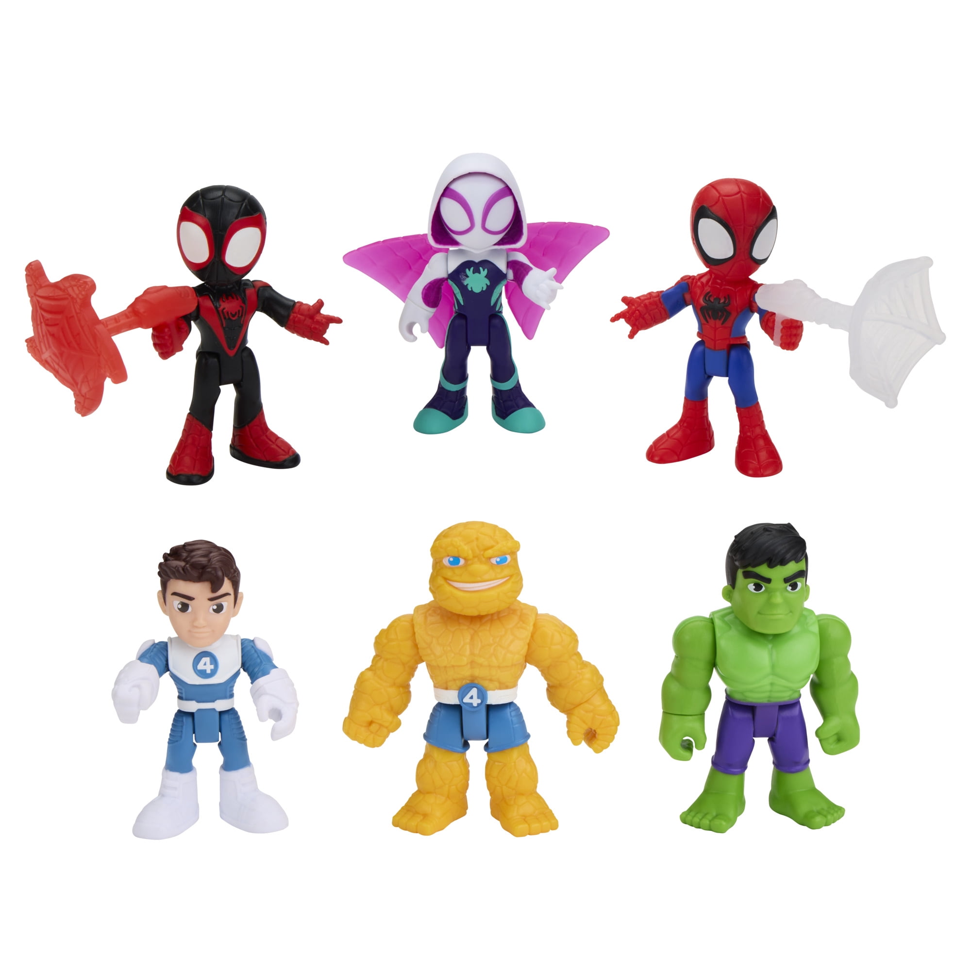 Marvel Spidey and his Amazing Friends Fantastic Pals Pack Action Figures, Ages 3 and up