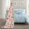 thumbnail image 2 of Rabbits Donut Throw Blanket Lightweight Warm Flannel Fleece Blankets Cozy Soft Air Conditioning Blanket Gifts for Women Men Girls Boys 60"x50", 2 of 6