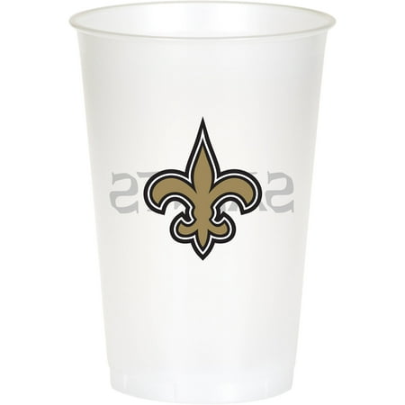 New Orleans Saints Desk Clock - New Orleans Saints Cups, 8-Pack