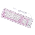 thumbnail image 1 of Waterproof Foldable Silicone Keyboard, USB Wired 103 Keys Rollup Keyboard with Plug and Play, for PC Laptop, 1 of 7