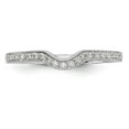 thumbnail image 4 of 14K White Gold Ring Band Wedding Diamond Round, 4 of 7