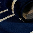 thumbnail image 5 of Rugs.com Marilyn Monroe™ Glam Trellis Collection Rug – 4' x 6' Oval Navy Blue Gold Medium Rug Perfect For Living Rooms, Large Dining Rooms, Open Floorplans, 5 of 8