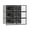 L-black (Thickened), variant on NTGFU 6 Pack Large Shoe Storage Organizer for Closet, Modular Space Saving Shoe Boxes Clear Plastic Stackable Containers Display Case Bins with Lids, Shoe Rack for Sneaker Storage-Black