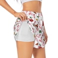 thumbnail image 3 of Lsque Cute Animal Printed Women's Running Shorts with Liner Pockets,Elastic Quick Dry Workout Athletic Gym Yoga Shorts,Womens High Waist Shorts-Medium, 3 of 9