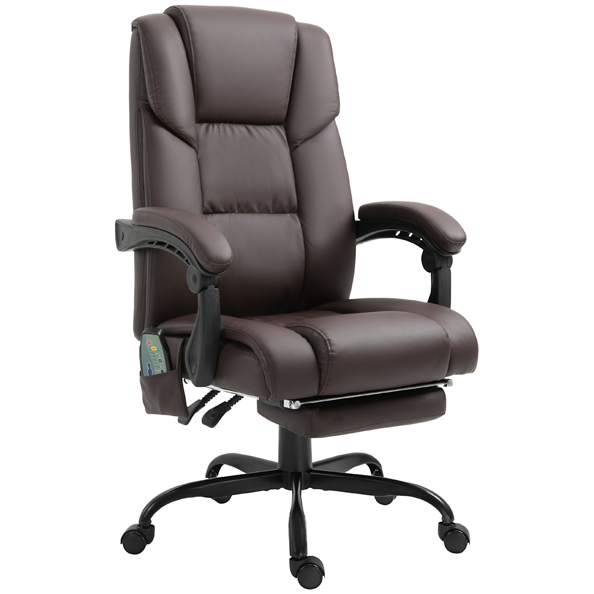 Vinsetto High Back Massage Office Desk Chair with 6Point Vibrating