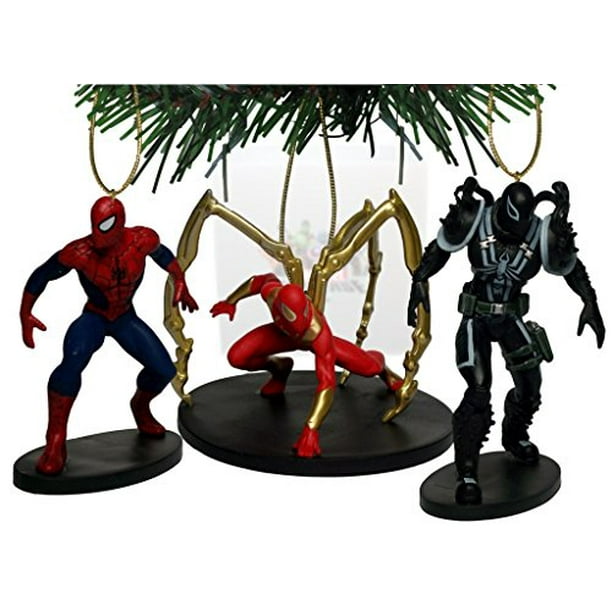 Disney Spider-Man, Iron Spider, & Venom 3 Pc. Ornament Set Disney Spider-Man, Iron Spider, & Venom 3 Pc. Ornament Set