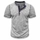 thumbnail image 4 of pstuiky camisetas de hombre, Camisa de manga corta con cuello redondo y botones de color liso para hombre camisas casuales para hombre xl, 4 of 8