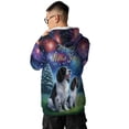 thumbnail image 5 of Happy New Year English Springer Spaniel Family Cheer Winter Midnight Firework All Over Print 3D Hoodie Unisex Merch Hoodies Springers Dog Lover Gifts - 02025, 5 of 6