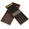 thumbnail image 3 of Chinese Style Copper Inlay Chopsticks Set, Non Slip Design, Ideal for Home, Hotel, Restaurant, Perfect Gift, 3 of 8