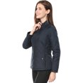 thumbnail image 4 of INSPIRE CHIC Women's Stand Collar Zip Up Lightweight Quilted Jacket, 4 of 7