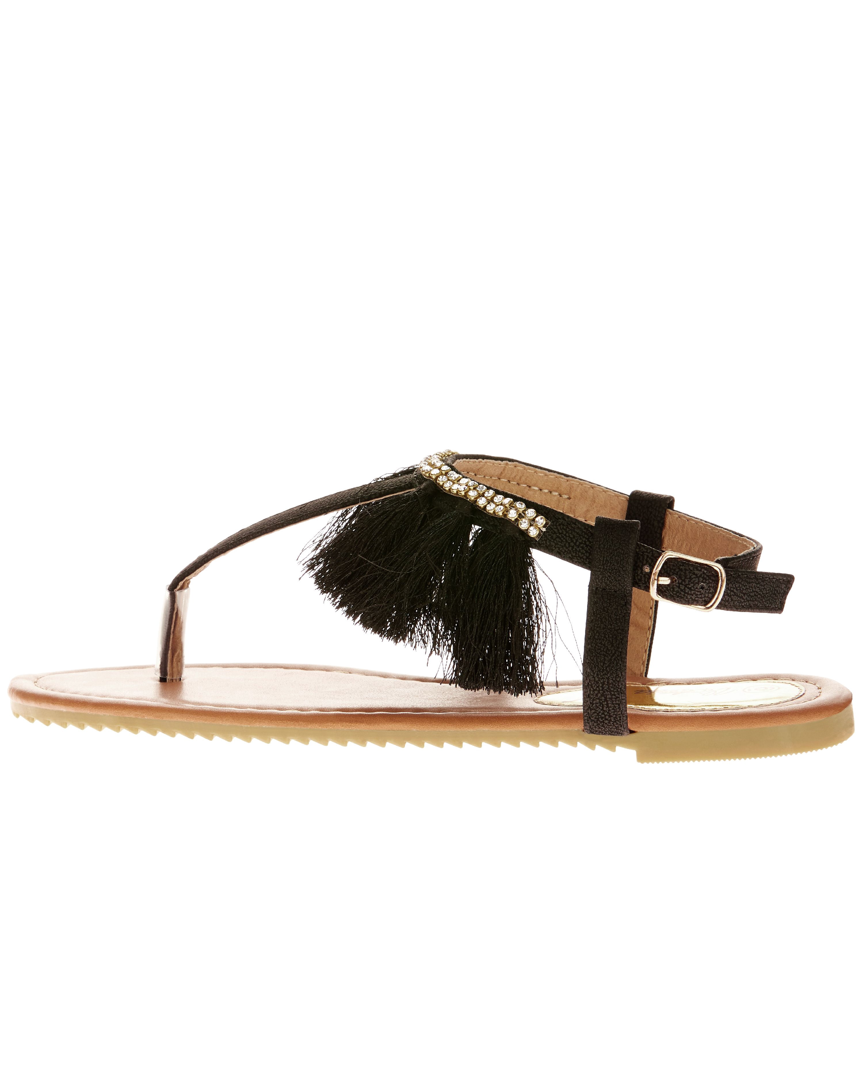 Victoria K Women's Fringe Design sandals