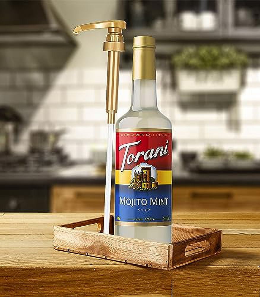 Torani Mojito Mint Syrup .. with Little Squirt Syrup .. Pump