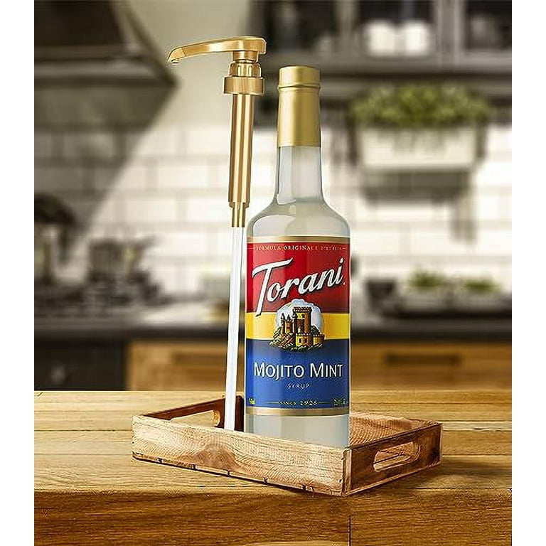 Torani Mojito Mint Syrup .. with Little Squirt Syrup .. Pump
