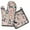 Boston Terrier Dog-1, variant on Boston Terrier Dog with Flower Kitchen Oven Mitt and Pot Holder Sets 2 Pcs for Baking, Cooking and Grilling, Heat Resistant Up To 392 °F
