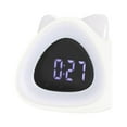 thumbnail image 2 of Cat Wake-Up Thermometer Led Light Bedside Clock Lamp, 2 of 9