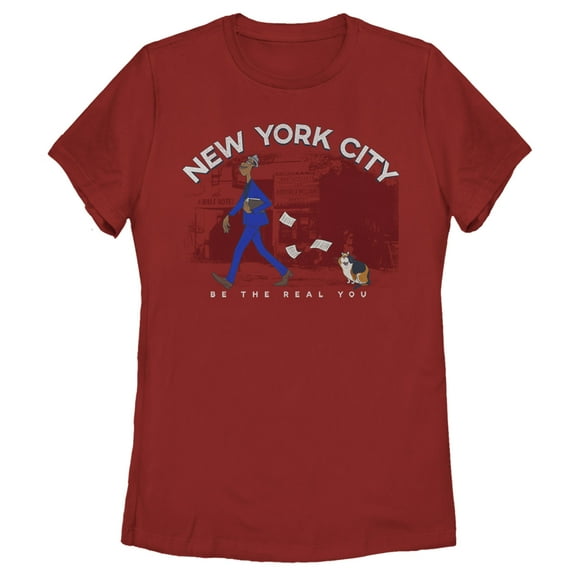 Women's Soul Be Yourself in NYC Graphic Tee Red Medium