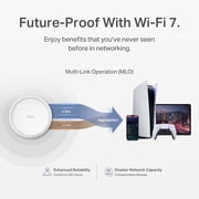 TP-Link Deco BE3600 Next-Generation AI-Driven Dual Band Wi-Fi 7 Home Mesh Router System, 2-Pack - Covers up to 4,500 Sq Ft, Replaces Wi-Fi Router and Extender
