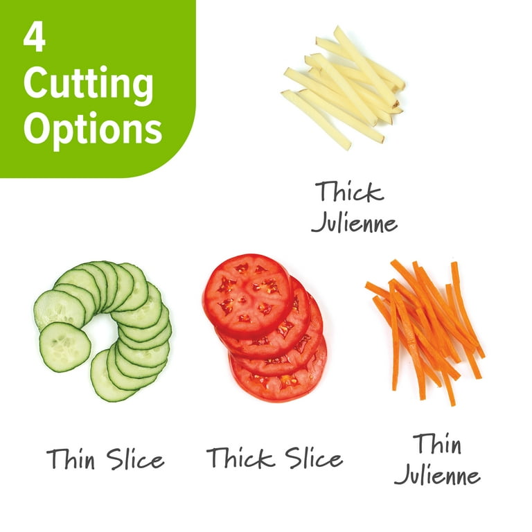 Cuisinart Mandoline 4 Cutting Options Slicing Tool, Four Ways To Slice It