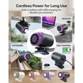 thumbnail image 2 of New Car Clip on Air Conditioner Fan with LED Display, 360° Rotatable Mini Cooling Fan 199 Speeds Portable Auto Vehicle Cooler, 2 of 7