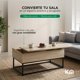 thumbnail image 4 of Mesa De Centro Elevable Montan Almacenamiento Interno Madera, 4 of 8