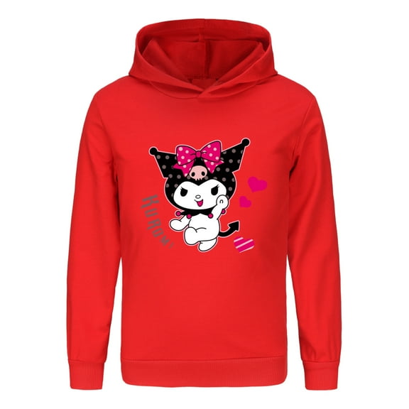 Girls Kuromis Hoodie Long Sleeve Sweatshirts Kids Funny Fashion Pullover Tops Casual Anime Outerwear Size 4-13 Years