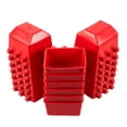 thumbnail image 5 of Plastico AF 50 Bebederos Comederos Cuadrados rojos Para Aves gallo perico loro, 5 of 5