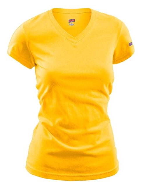 Soffe 240V717MED Juniors Short Sleeve V 