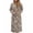 Leopard Print, variant on Long Robes for Women Winter Plush Fleece Hooded Bathrobe Soft Cozy Fluffy Sleepwear Nightgown with Pockets